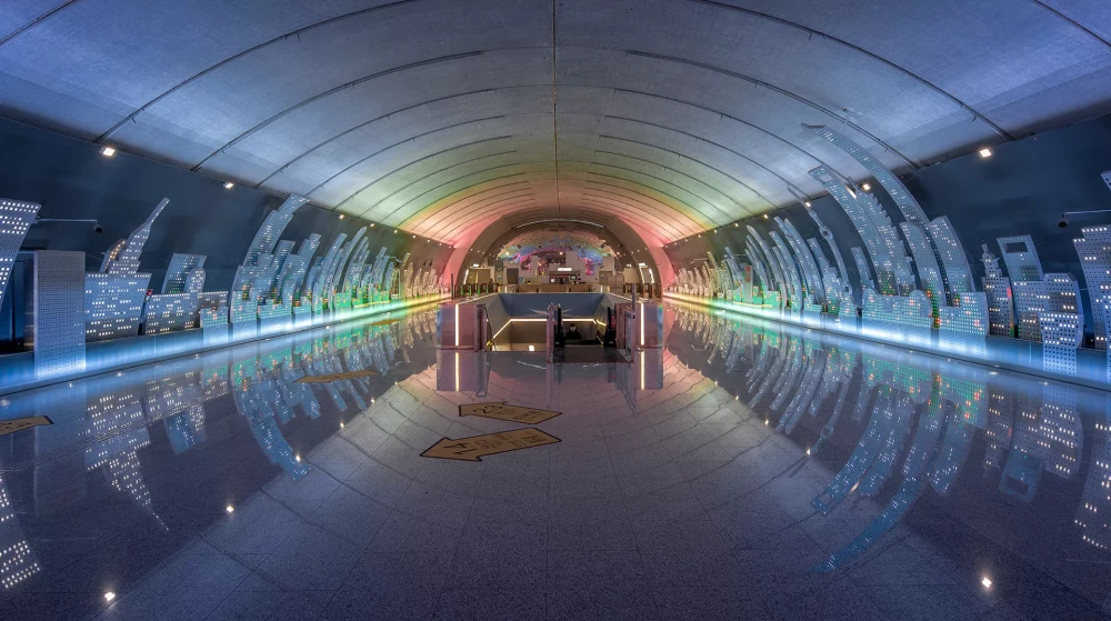 метро в Шанхае фото