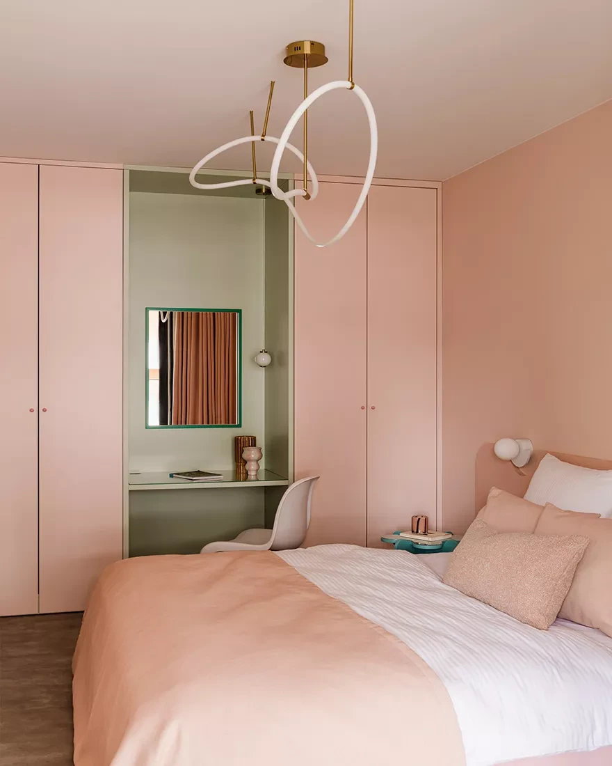 Розовая спальня фото