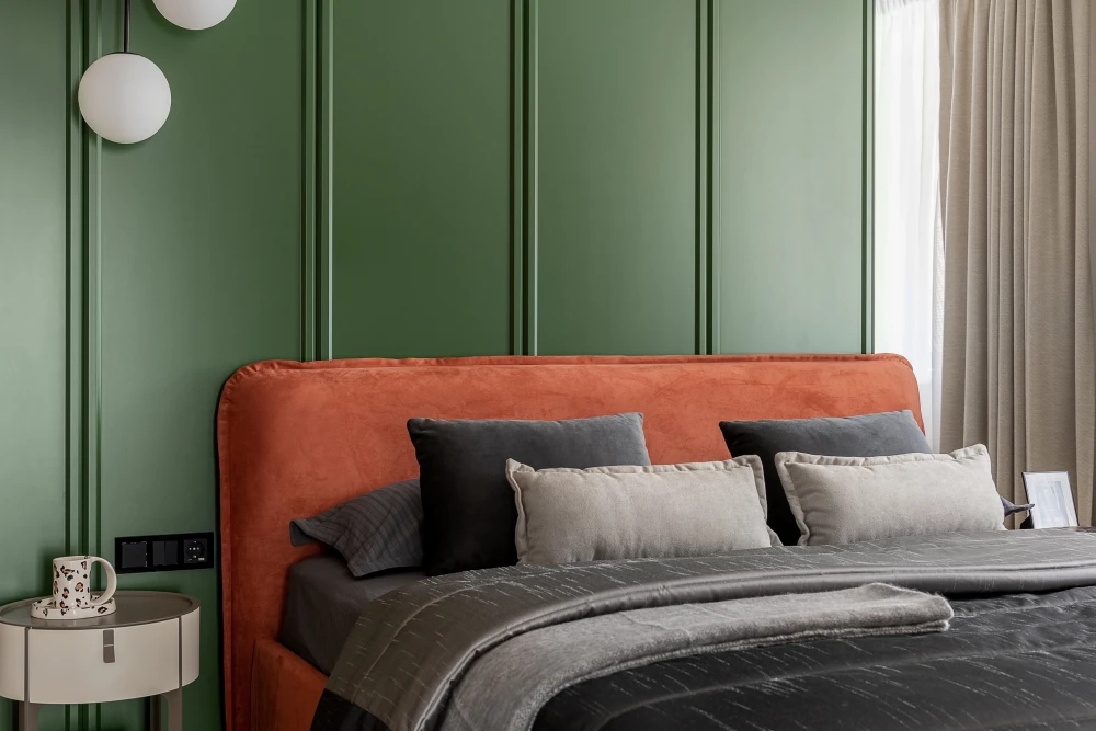 Зеленый в интерьере фото 