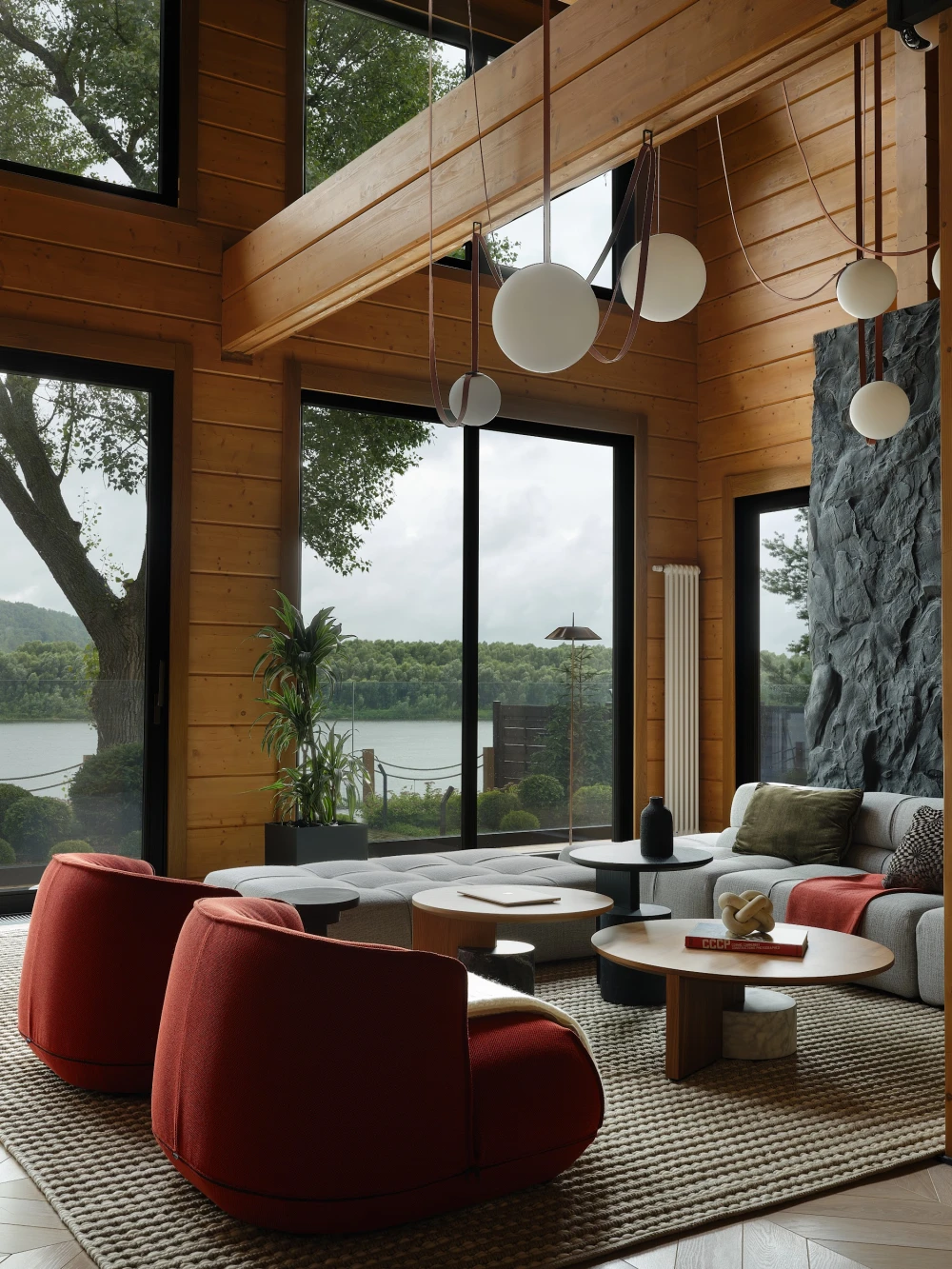 интерьер загородного дома фото