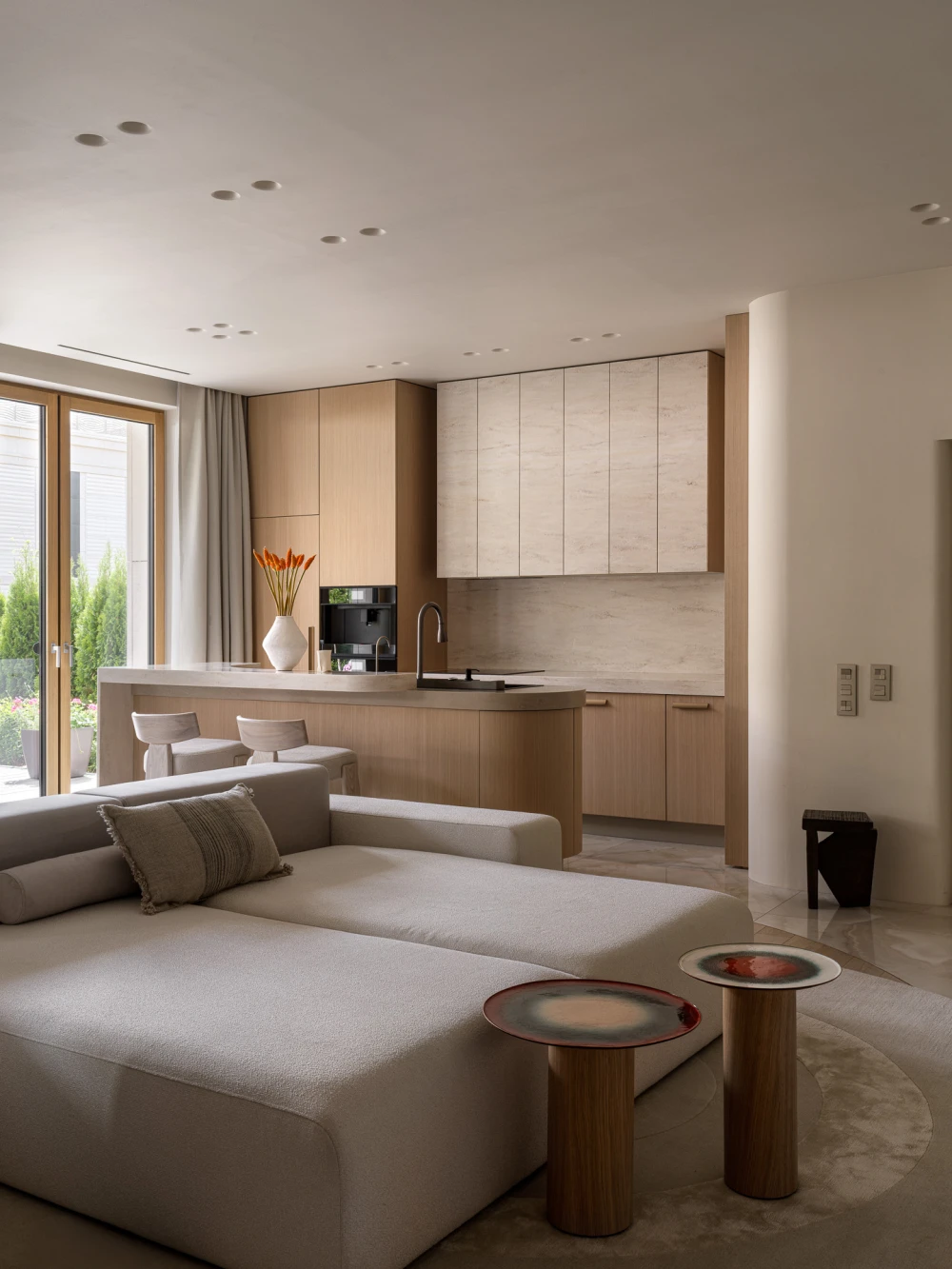 Дизайн кухни-гостиной фото