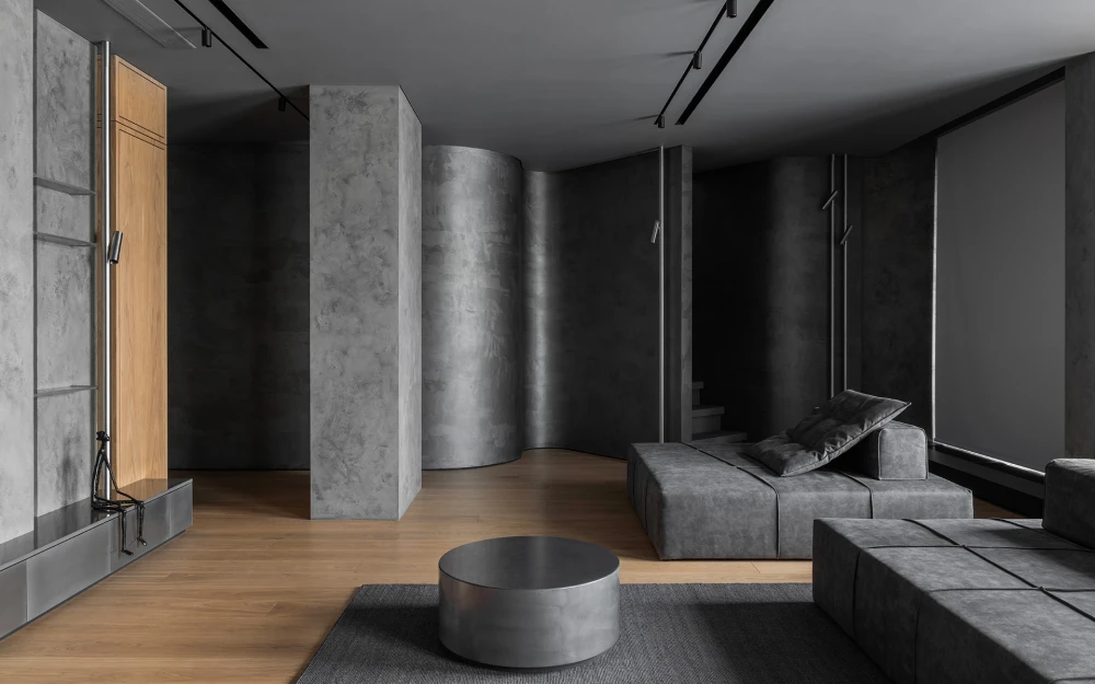 брутализм в интерьере фото