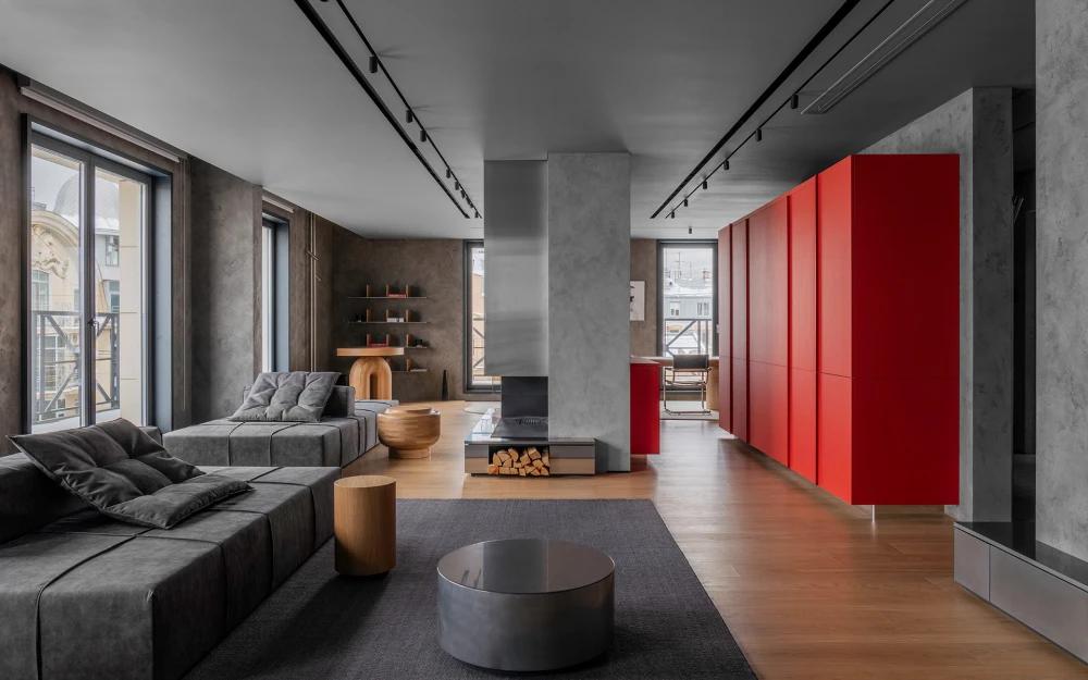 Дизайн кухни-гостиной фото