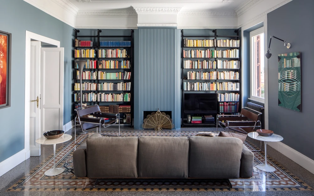 Книги в интерьере фото