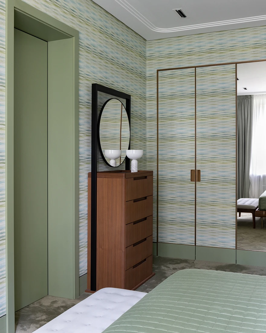 Зеленый в интерьере фото 