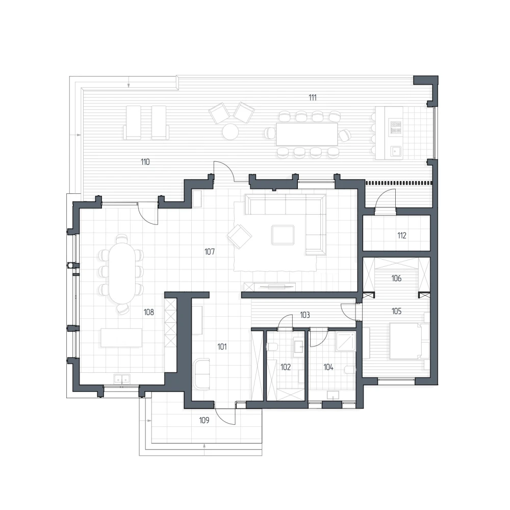 Планировка загородного дома фото