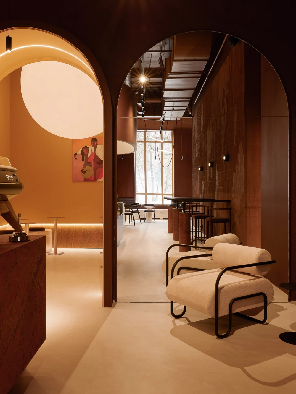 дизайн кофейни фото