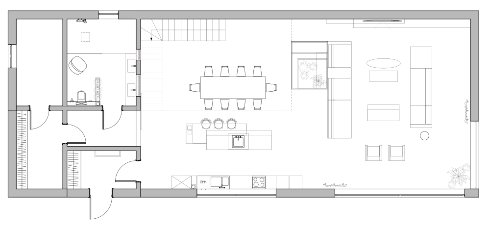 Планировка загородного дома фото