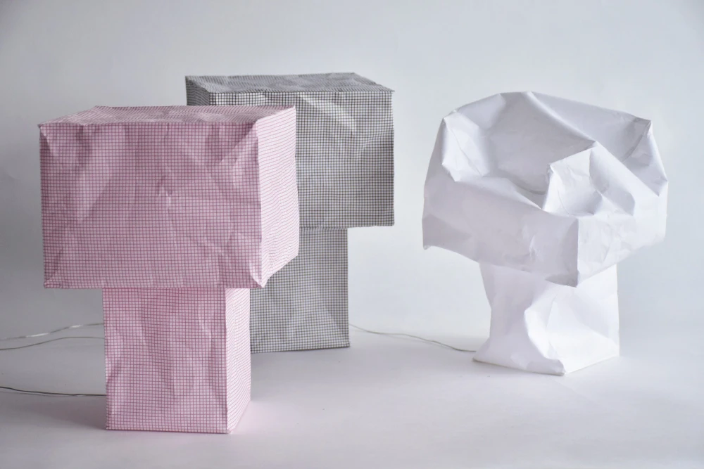 бумажная лампа фото