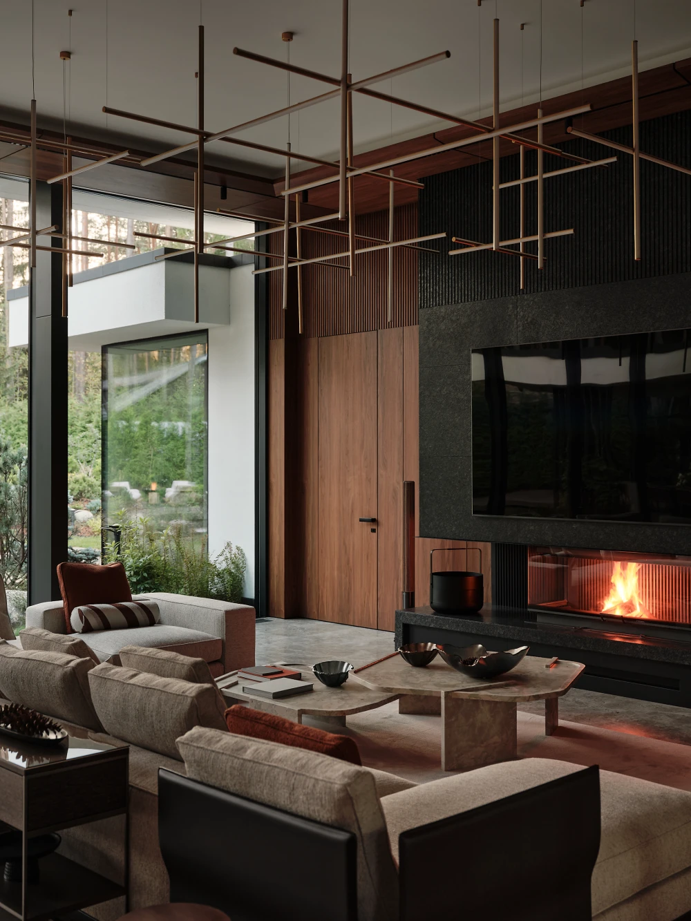 интерьер загородного дома фото