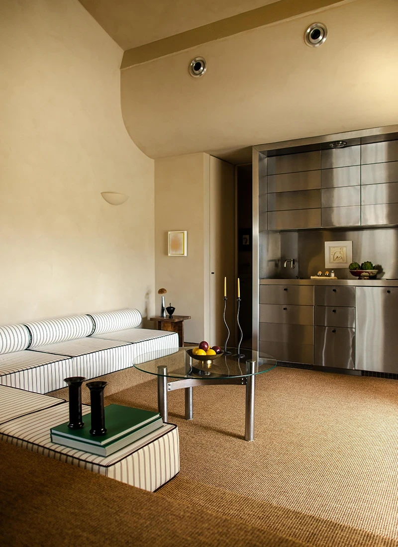 стальная кухня фото