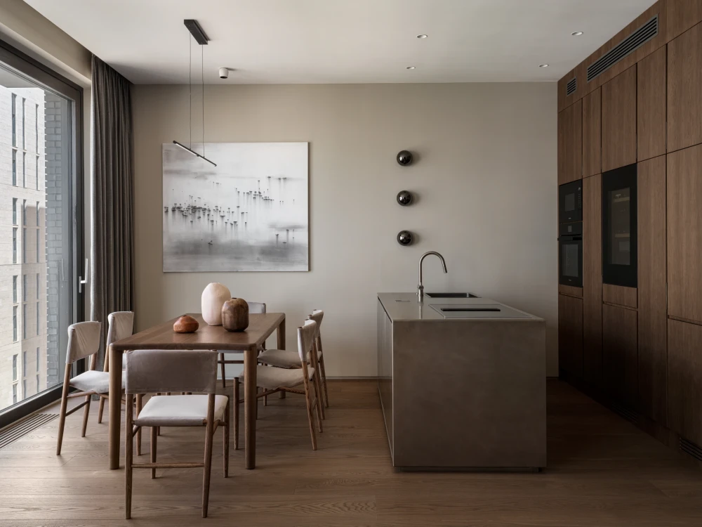 стальная кухня фото