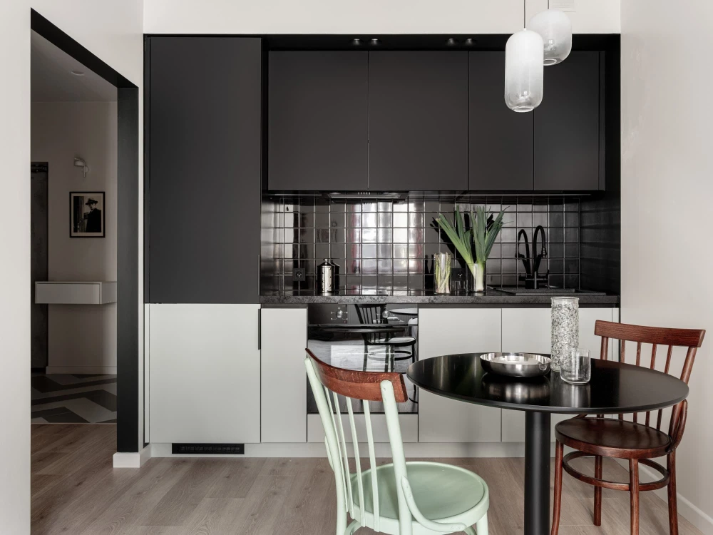 кухня в маленькой квартире фото