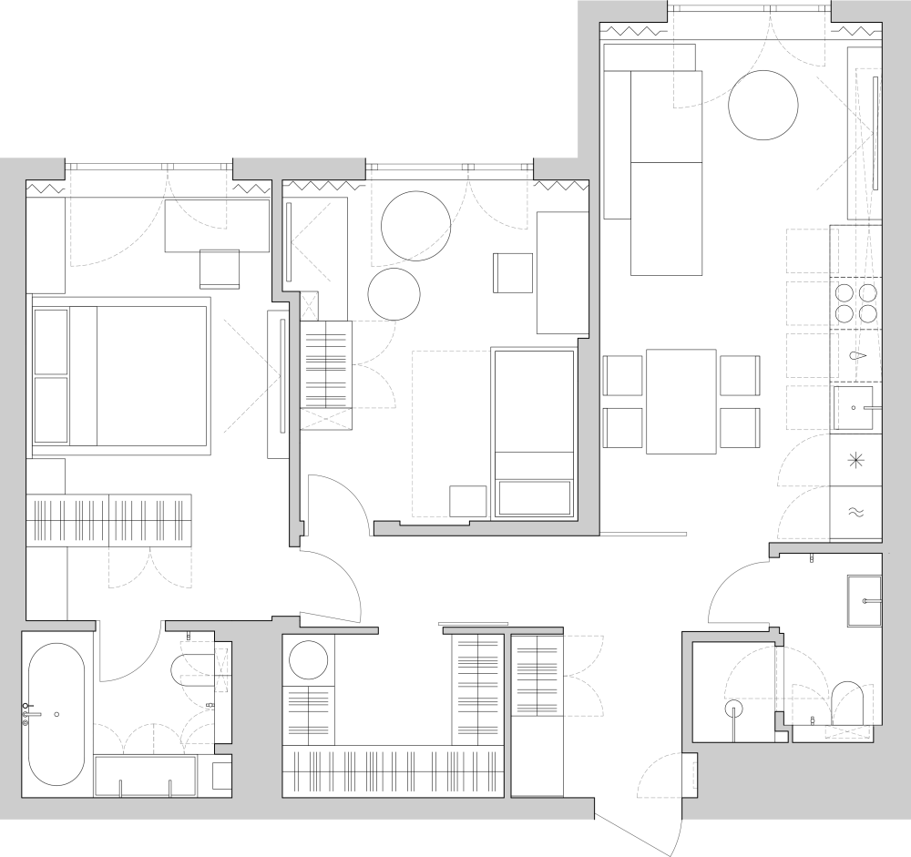 Планировка квартиры 70 кв метров фото