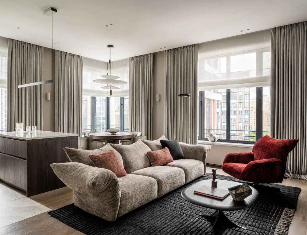 дизайн квартиры в современном стиле фото