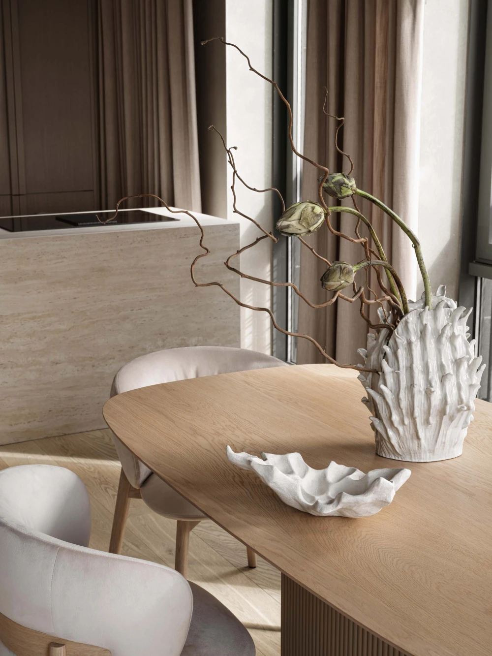 Бежевый в интерьере фото