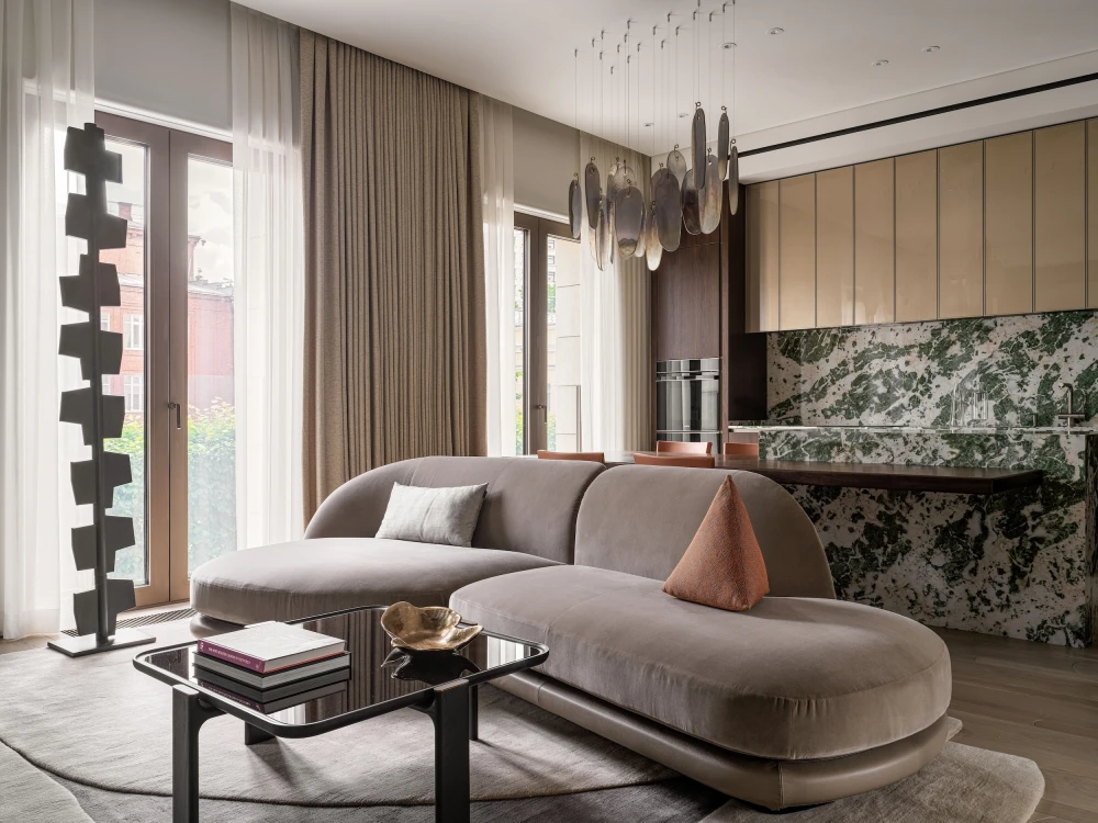 Бежевый в интерьере фото