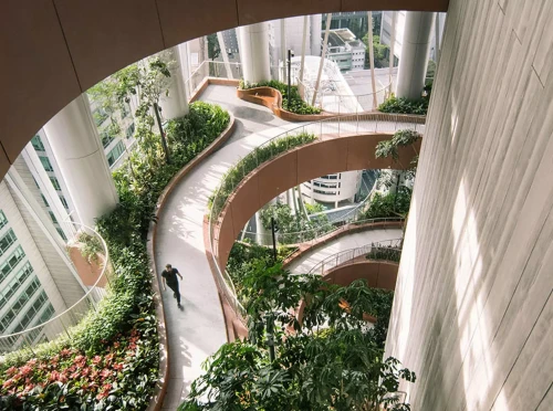BIG & Carlo Ratti Associati: биофильный небоскреб в Сингапуре
