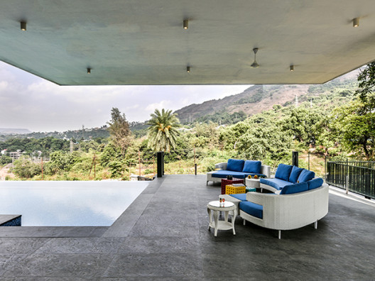 GA design: дом с бесконечным бассейном