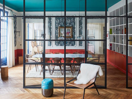 GCG Architectes: четыре цвета в парижской квартире