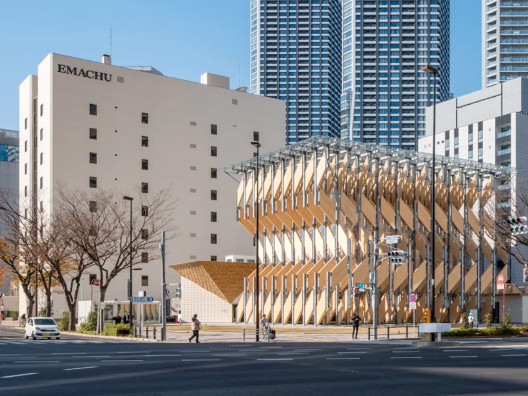Кенго Кума: деревянный павильон в Токио