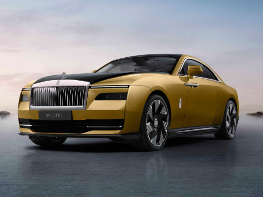 Золотой электромобиль Rolls-Royce
