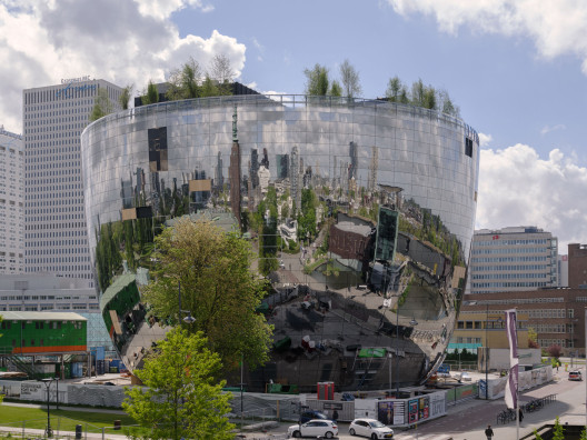Музейное здание хранилища в Роттердаме по проекту MVRDV