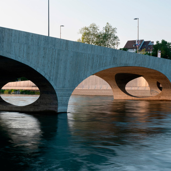 Christ & Gantenbein: скульптурный бетонный мост в Швейцарии