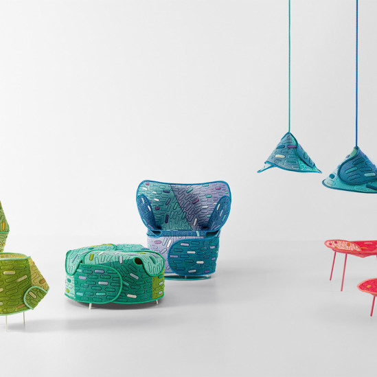 Milan Design Week 2024: мебель из обрезков текстиля Paola Lenti