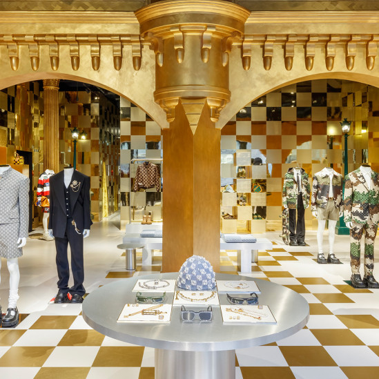 Инсталляции Louis Vuitton, посвященные первой коллекции Фаррелла Уильямса