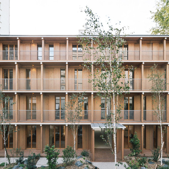 Mars Architectes: деревянный многоквартирный дом в Париже