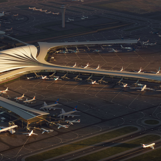 MAD Architects: терминал-перо для аэропорта в Чанчуне