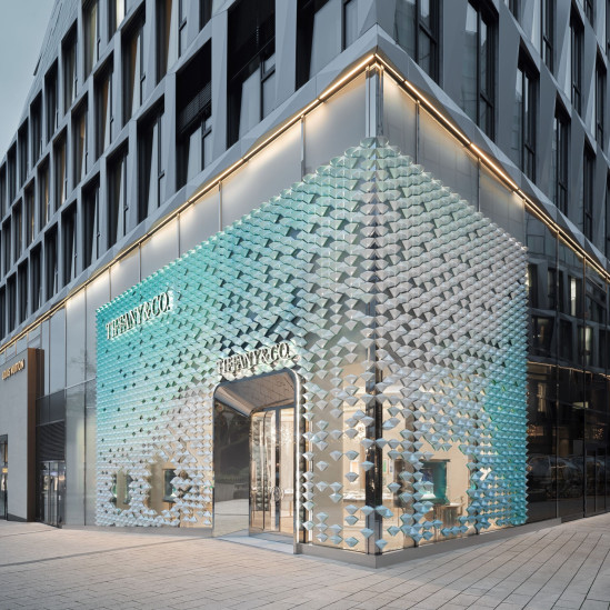 MVRDV: «бриллиантовый» фасад магазина Tiffany & Co. в Штутгарте