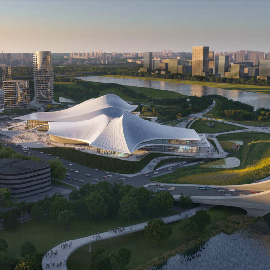 Zaha Hadid Architects: культурный центр в Шаосине