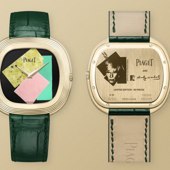 Часы Piaget, вдохновленные автопортретом Энди Уорхола