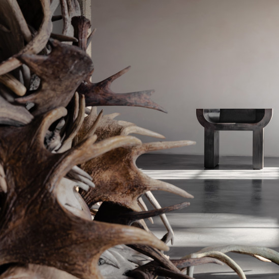 Выставка Рика Оуэнса Rust Never Sleeps в Лондоне: ржавчина, рога и брутализм