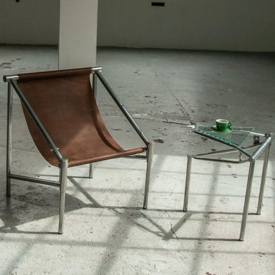 Лаконичная мебель из велосипедных рам от Кары Кампос