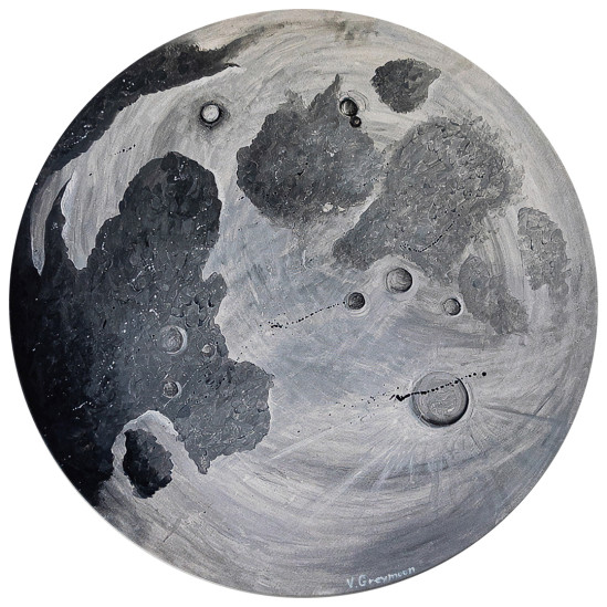 Обратная сторона Луны: космические картины Виктории Греймун