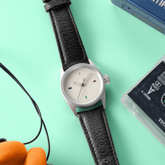 Коллаборация Луки Никетто и Unimatic: часы с разноцветными «окнами»