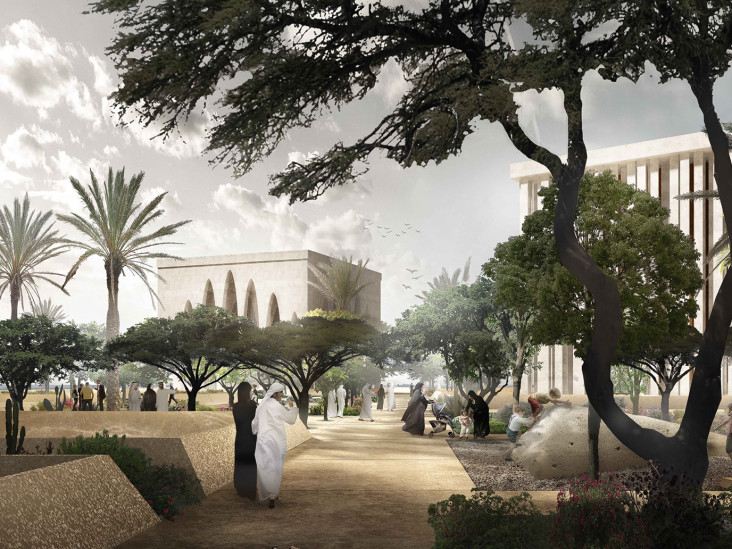 Дэвид Аджайе строит мечеть, синагогу и церковь на острове в ОАЭ