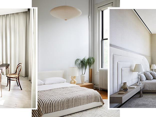 Белая спальня: 50 вдохновляющих примеров
