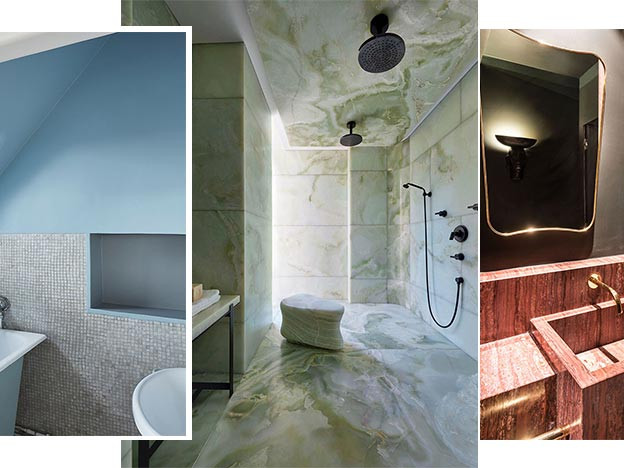 Цвет в ванной комнате: 50 идей для оформления пространства