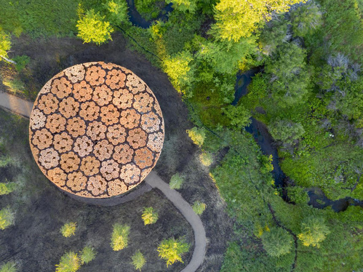 Деревянный павильон по проекту Франсиса Кере