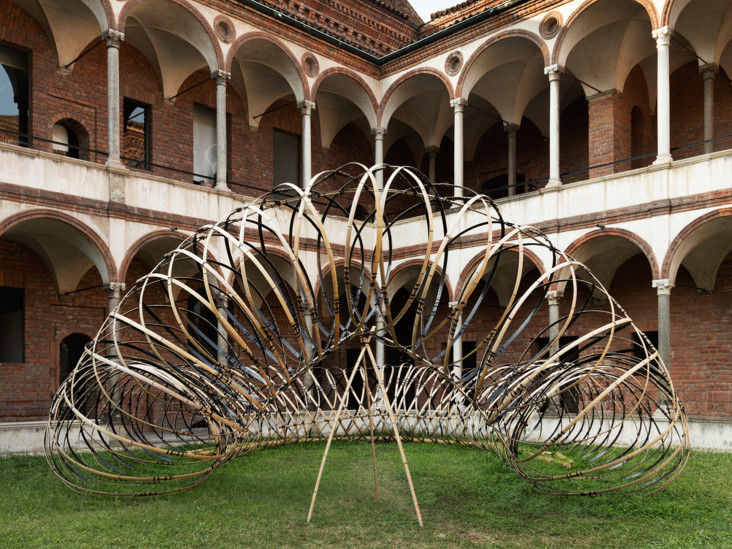 Milan Design Week 2021: музыка и форма в бамбуковой инсталляции Кенго Кумы