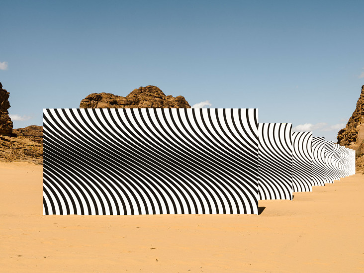 Паблик-арт в аравийской пустыне Аль-Ула