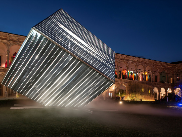 MAD Architects: инсталляция-куб в Милане