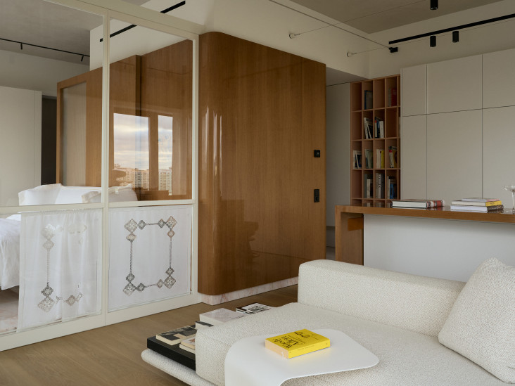 Квартира для мамы дизайнера на берегу Москвы-реки: проект NIDO Interiors