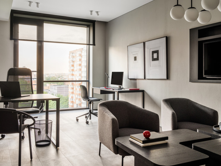 Гибридное пространство по принципу офис-дом: проект Ольги Тищенко для молодой компании