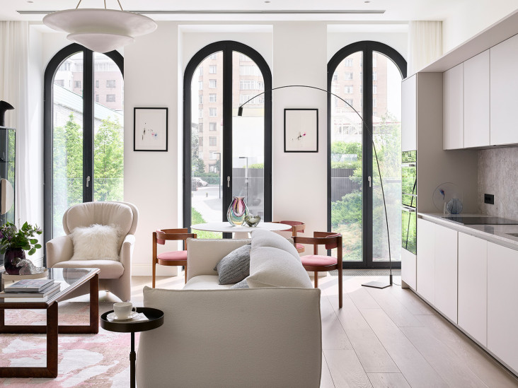 Квартира с французским настроением и искусством: проект Александры Лузановой