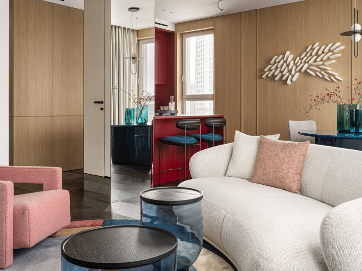 Квартира 43 кв. метра для молодого человека: проект Mediana Interiors в Екатеринбурге